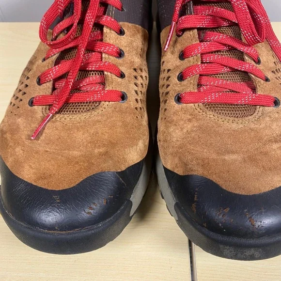 Danner Trail 2650 Mens Hiking Shoes Brown Red Vibram Low Top Size 13 - Picture 5 of 12